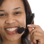 Customer service smile